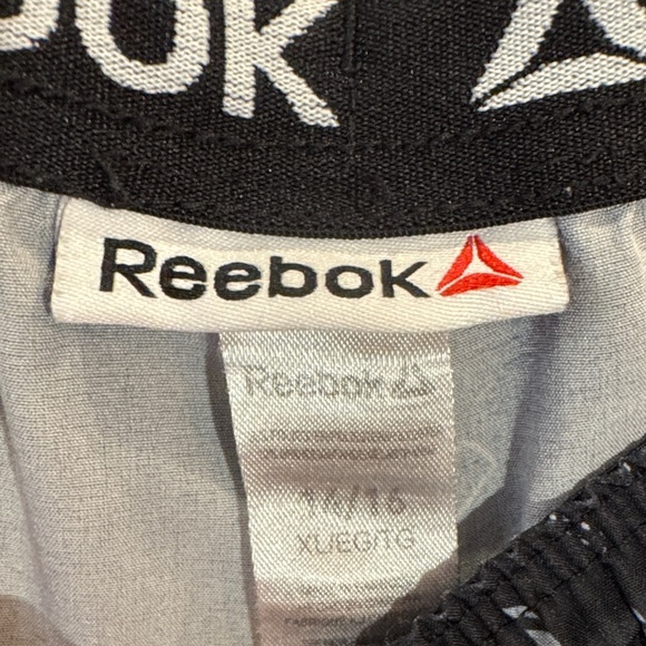 Reebok Men's Black and Gray Athletic Shorts - Picture 2 of 3